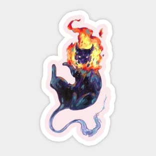 Devil kitty Sticker